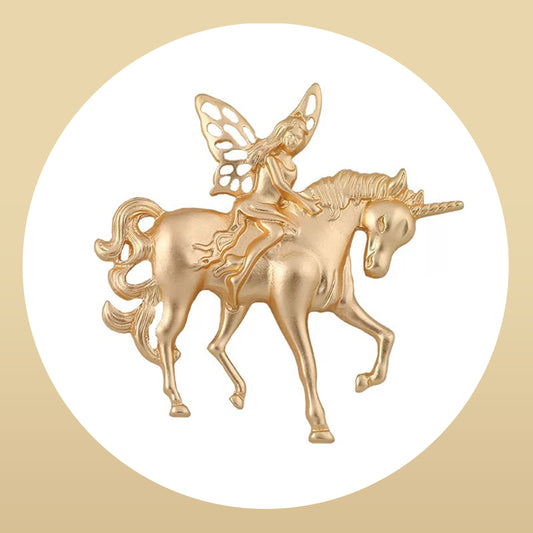 Vintage Unicorn Lapel Brooch